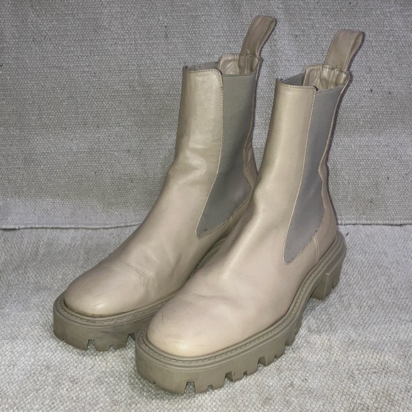 Zara Women’s size 38 dusty rose Combat Boots - Picture 10 of 16